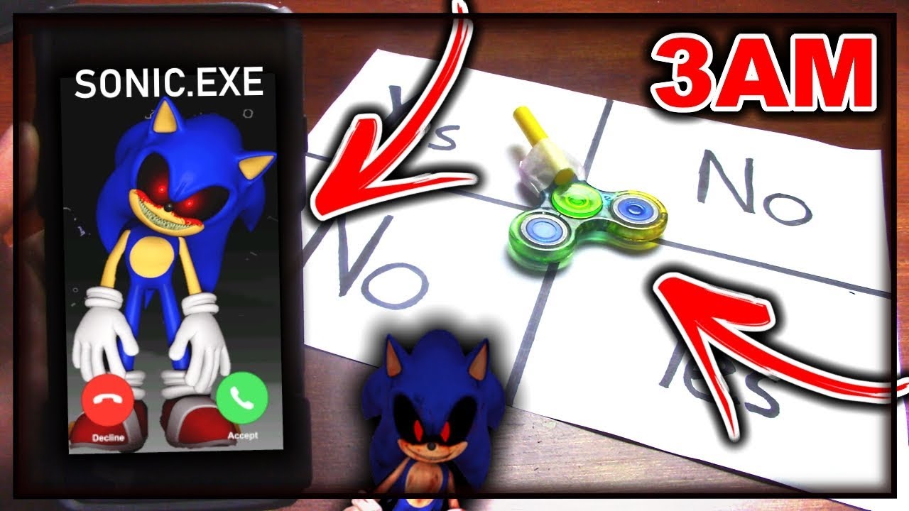 НЕ ИГРАЙТЕ В CHARLIE CHARLIE FIDGET SPINNER, КОГДА ВЫЗЫВАЕТЕ SONIC.EXE В 3 ЧАСА НОЧИ! ВЫЗОВ SONIC...
