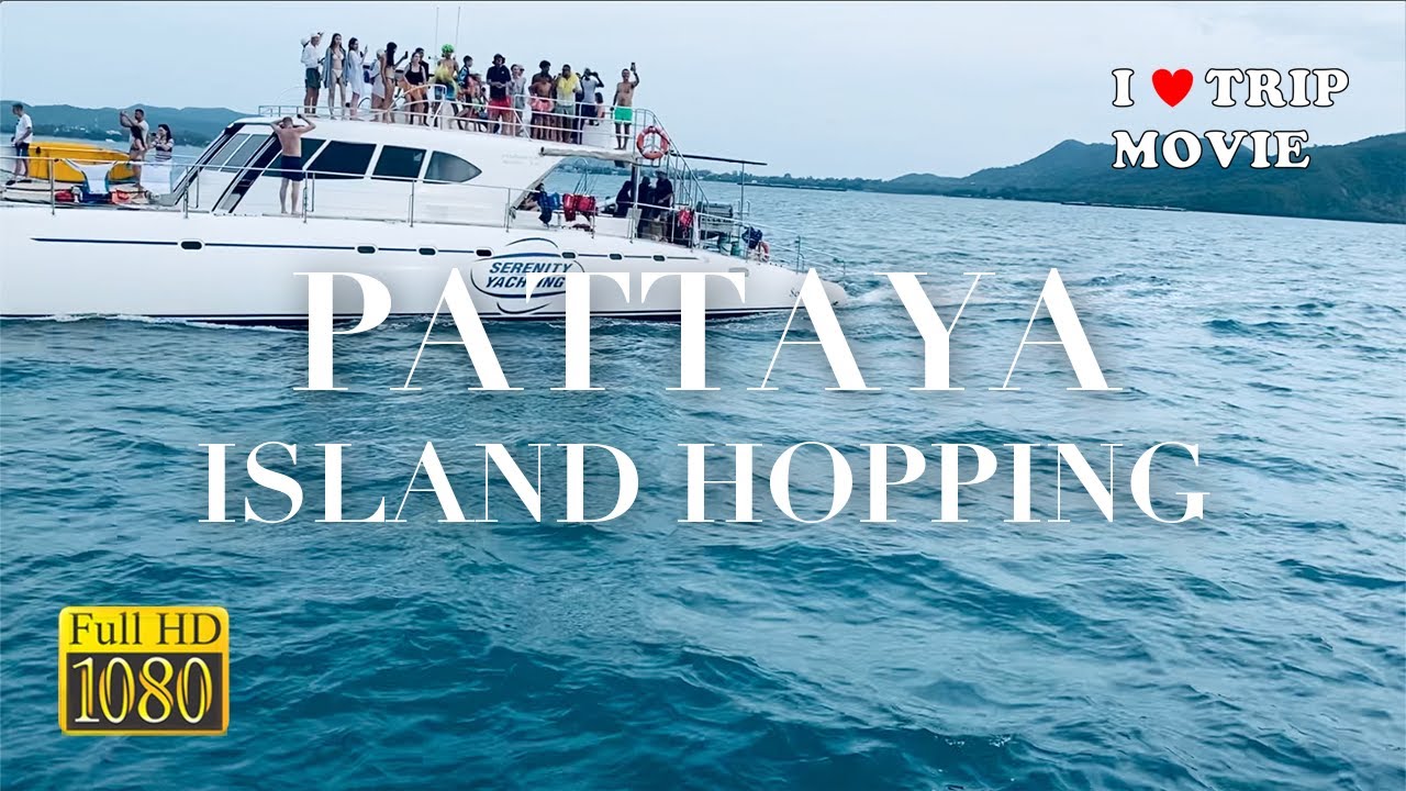 [None 4K] Pattaya island hopping tour (Koh Phai, Koh Rin, Koh Ped)