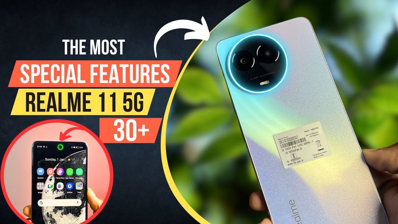 Realme 11 5g Top 30+ Tips And Tricks | Special Features ⚡ Realme 11 5g Hindi | Realme