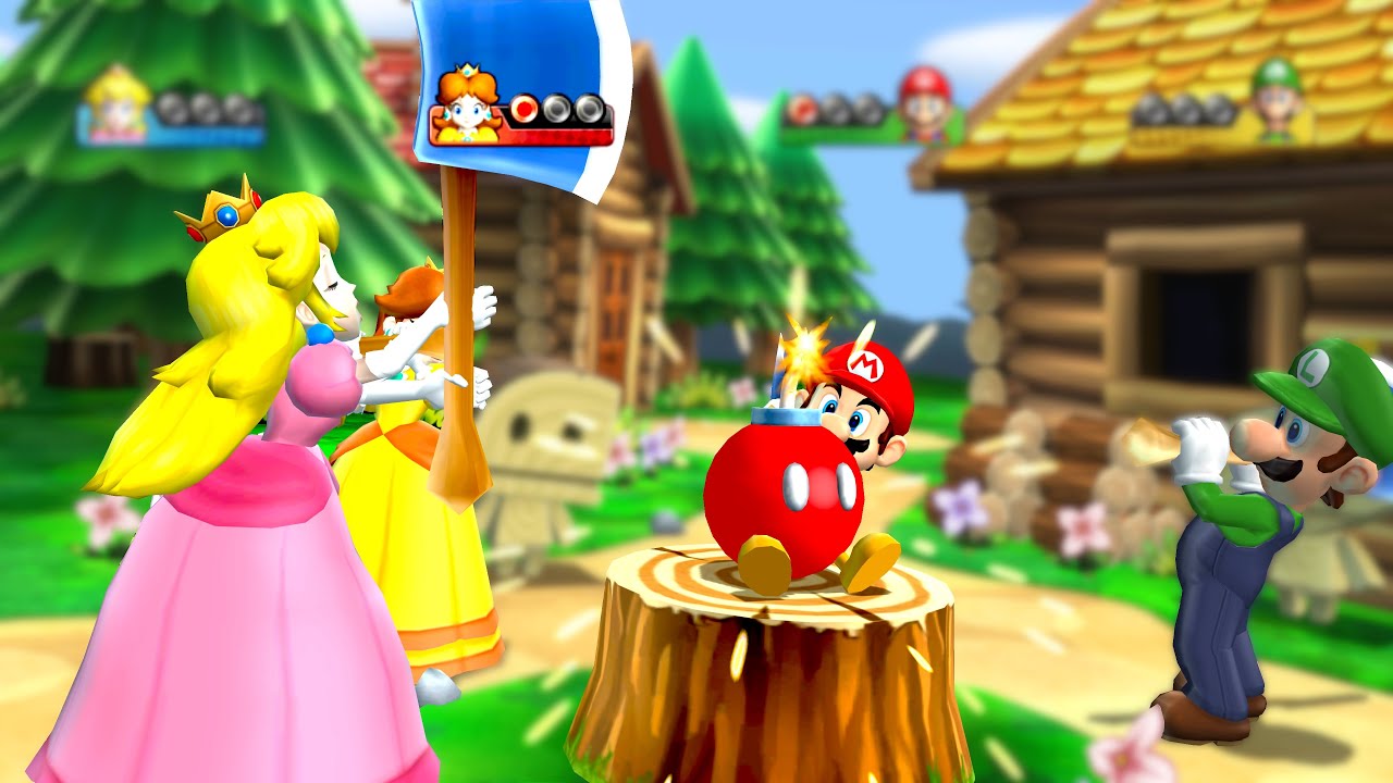 Mario Party 9 | All Free-for-All Minigames (Master Difficulty) [4K]