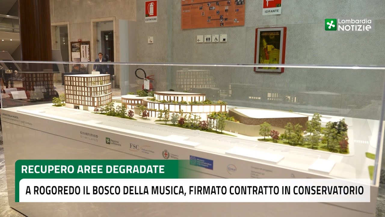 A Rogoredo il 'Bosco della Musica', firmato contratto al Conservatorio 'Giuseppe Verdi'