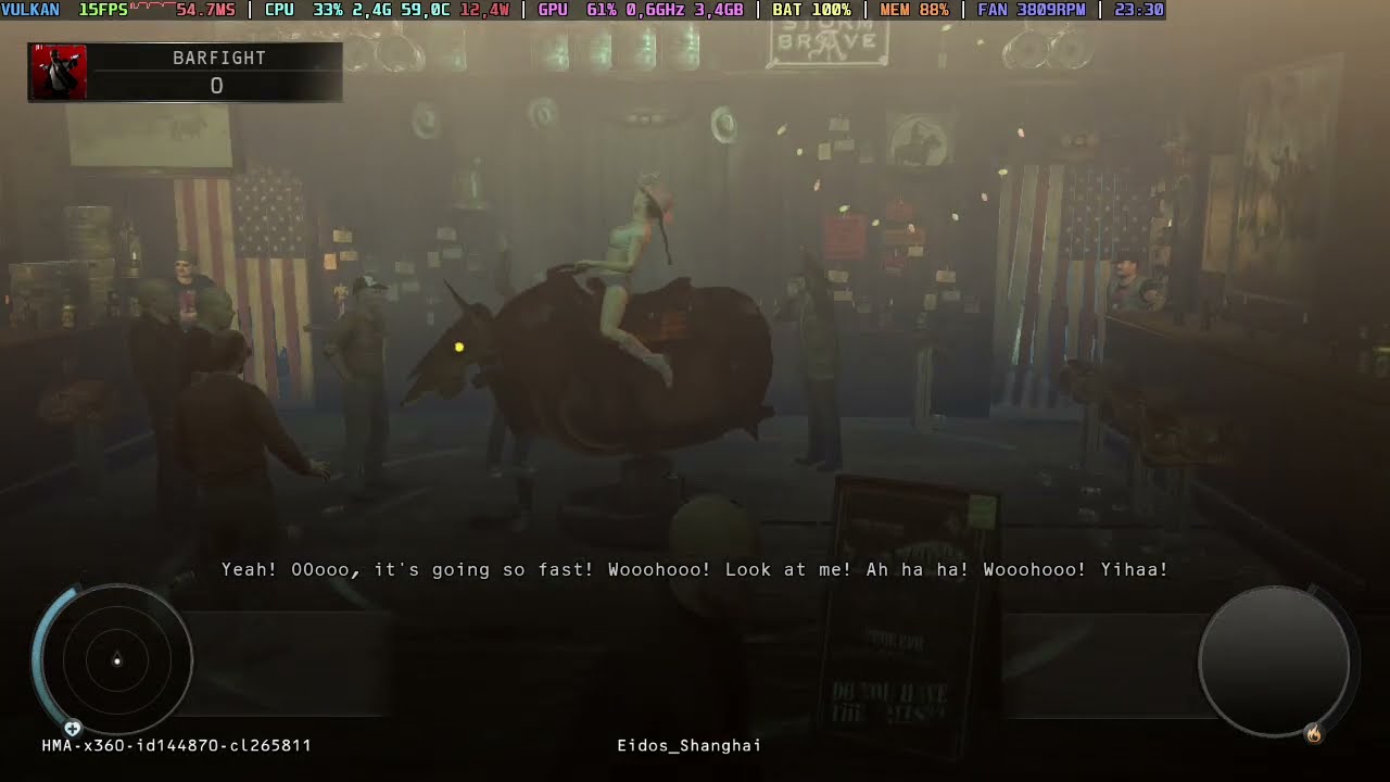 Hitman Absolution Early Build. Great balls of fire (bull riding and no Kane from 