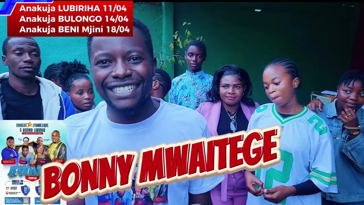 Pastor BONY MWAITEGE _ HEBSON MATWIGA _ Kongamano kubwa pa DR CONGO LUBIRIHA - BULONGO na BENI