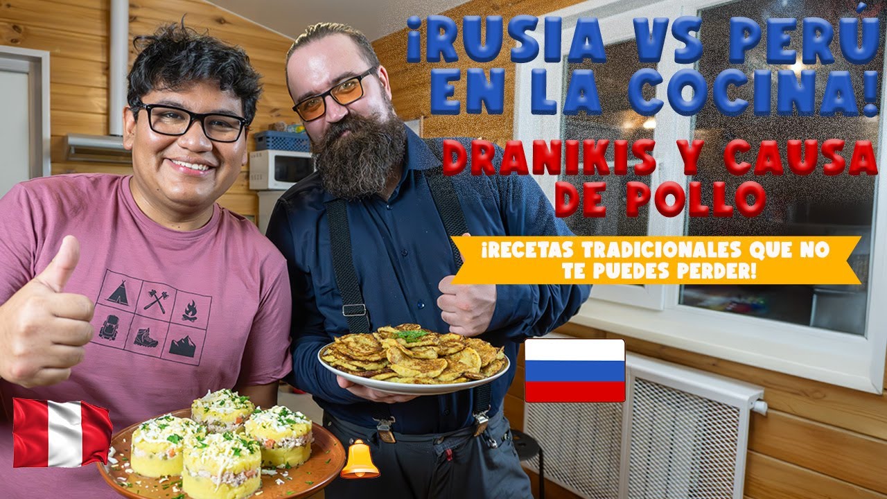 ¡Sabor Peruano y Ruso en Nuestra Cocina! Preparamos Dranikis y Causa de Pollo 🍗🥟
