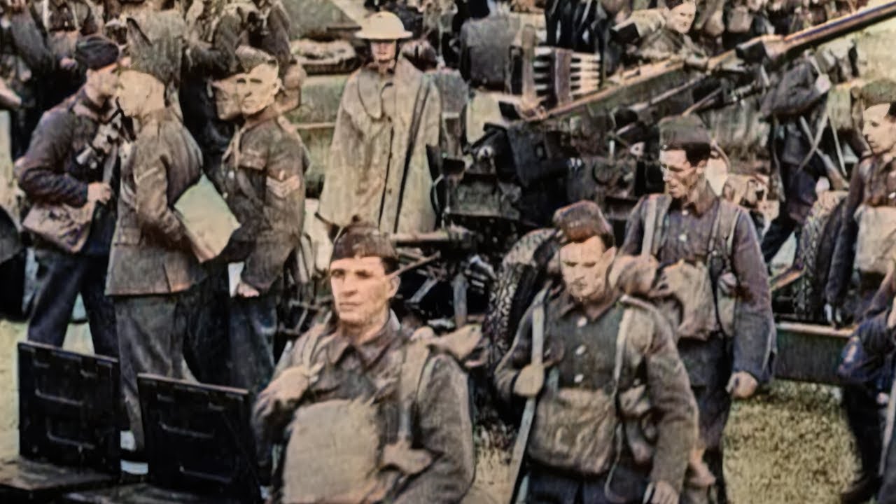 Allied Forces Prepare for Operation Overlord | Colorized World War II