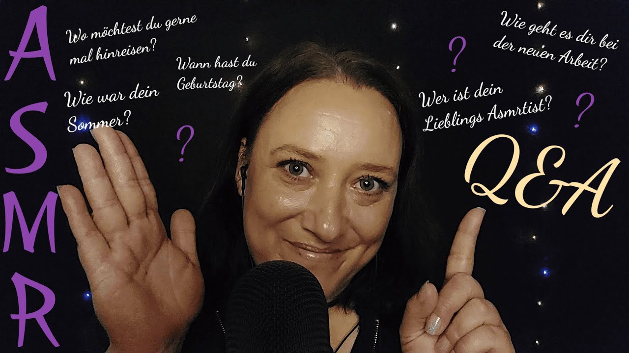 ASMR| ✨XXL Q&A✨Eure Fragen❓Meine Antworten❗Sanft geflüstert/Mic Brushing&Tapping