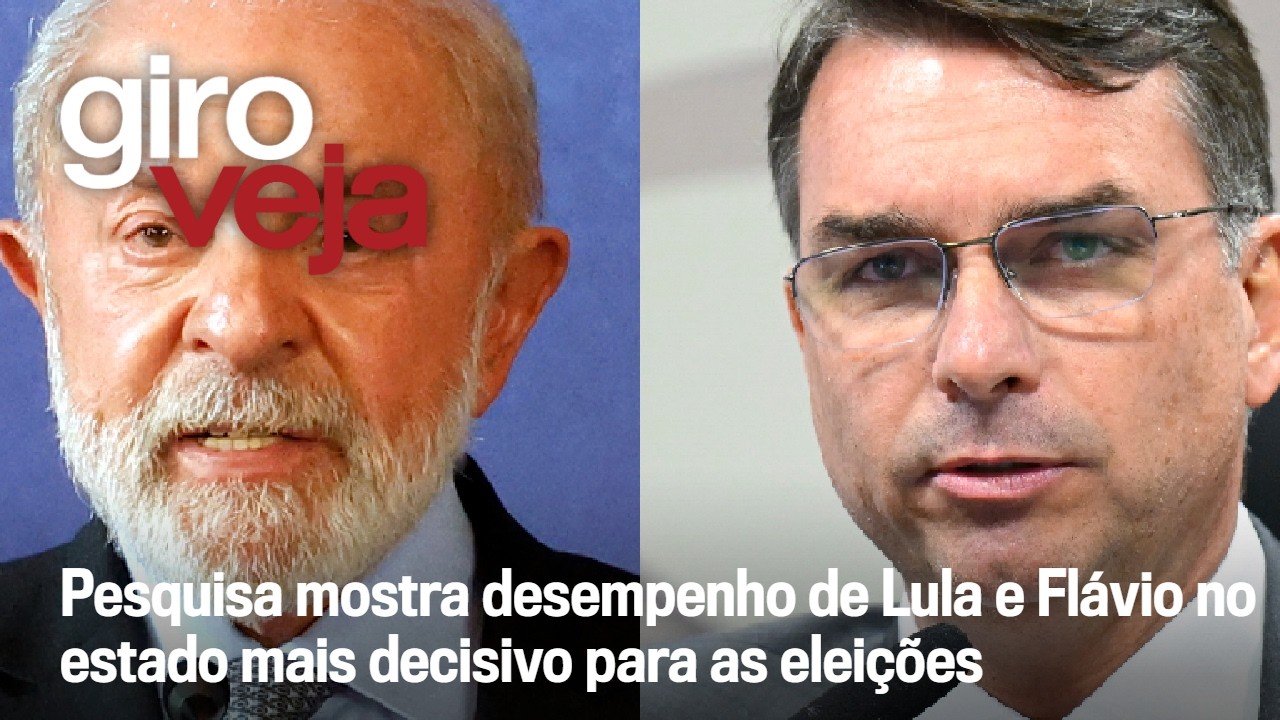 Pesquisa mostra desempenho de Lula e Flávio no estado mais decisivo para as eleições | Giro VEJA