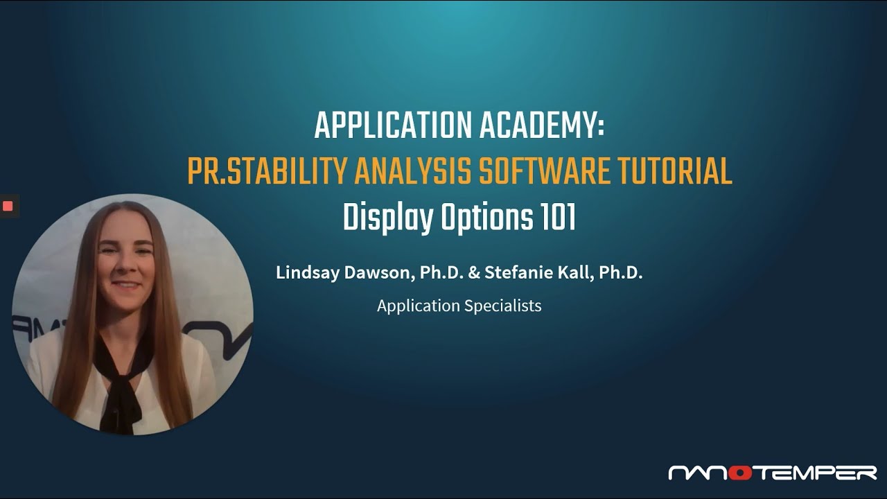 Prometheus Application Academy | PR.Stability Analysis software Display 101 tutorial