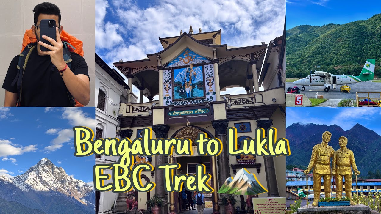 Part 1: Bengaluru to Lukla, 2025 EBC journey begins 🏔️✈️ #EverestBaseCamp #ramechhap #lukla 