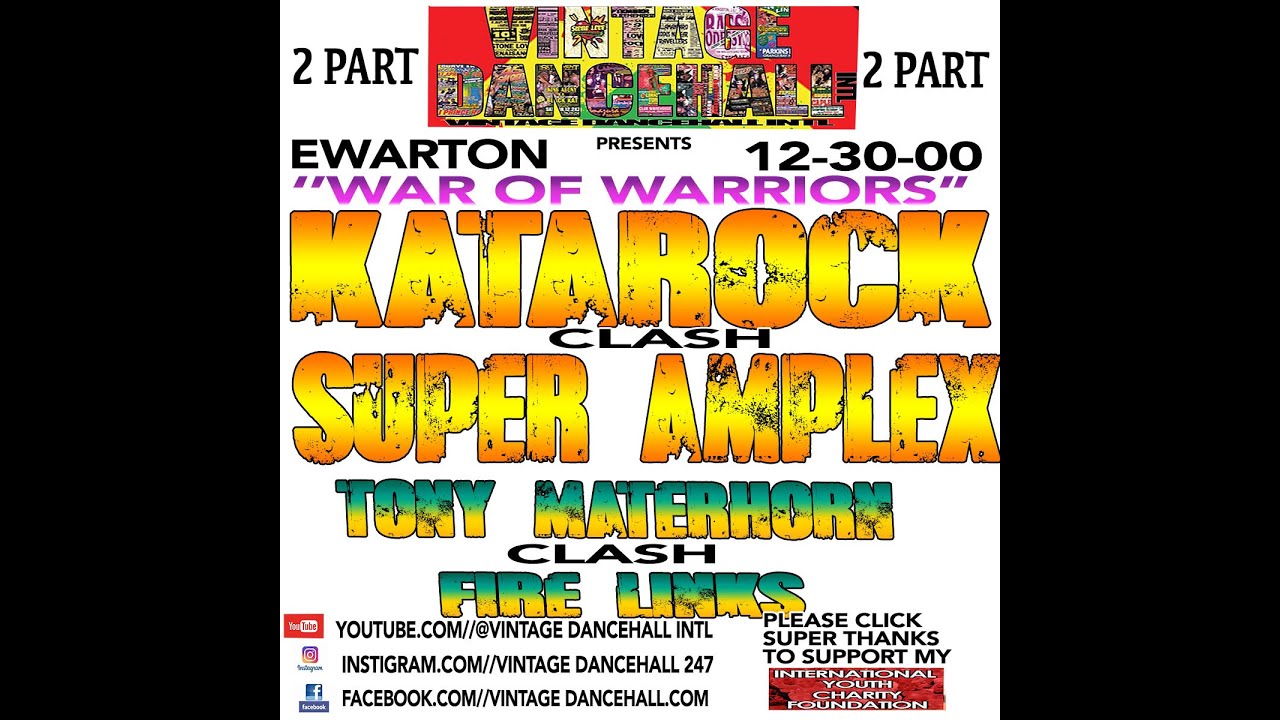 KATAROCK CLASH SUPER AMPLEX CLASH FIRE LINKS CLASH TONY MATERHORN PT.2 LIVE IN A EWARTON ON 12-30-20