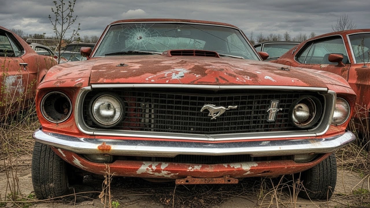 ASMR Car Restoration! 1969 Ford Mustang Full Restoration from Total Disrepair to Looking New