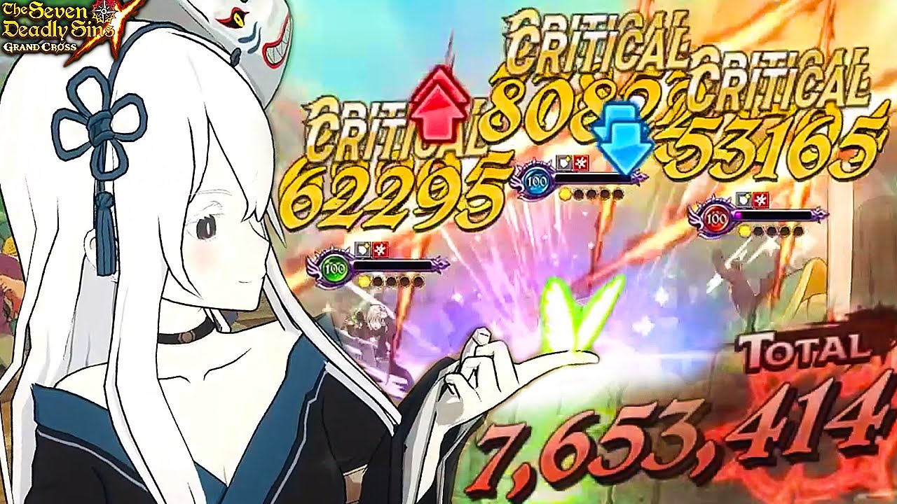 THE NEW GODDESS OF GRAND CROSS!! ECHIDNA FULL UR GEAR EXTENDED PVP SHOWCASE!