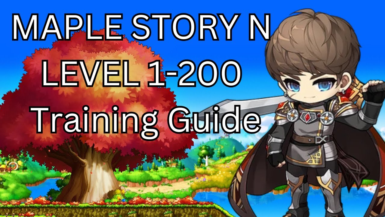 Руководство по обучению Maplestory N, уровни 1-200 (Вселенная Maplestory)
