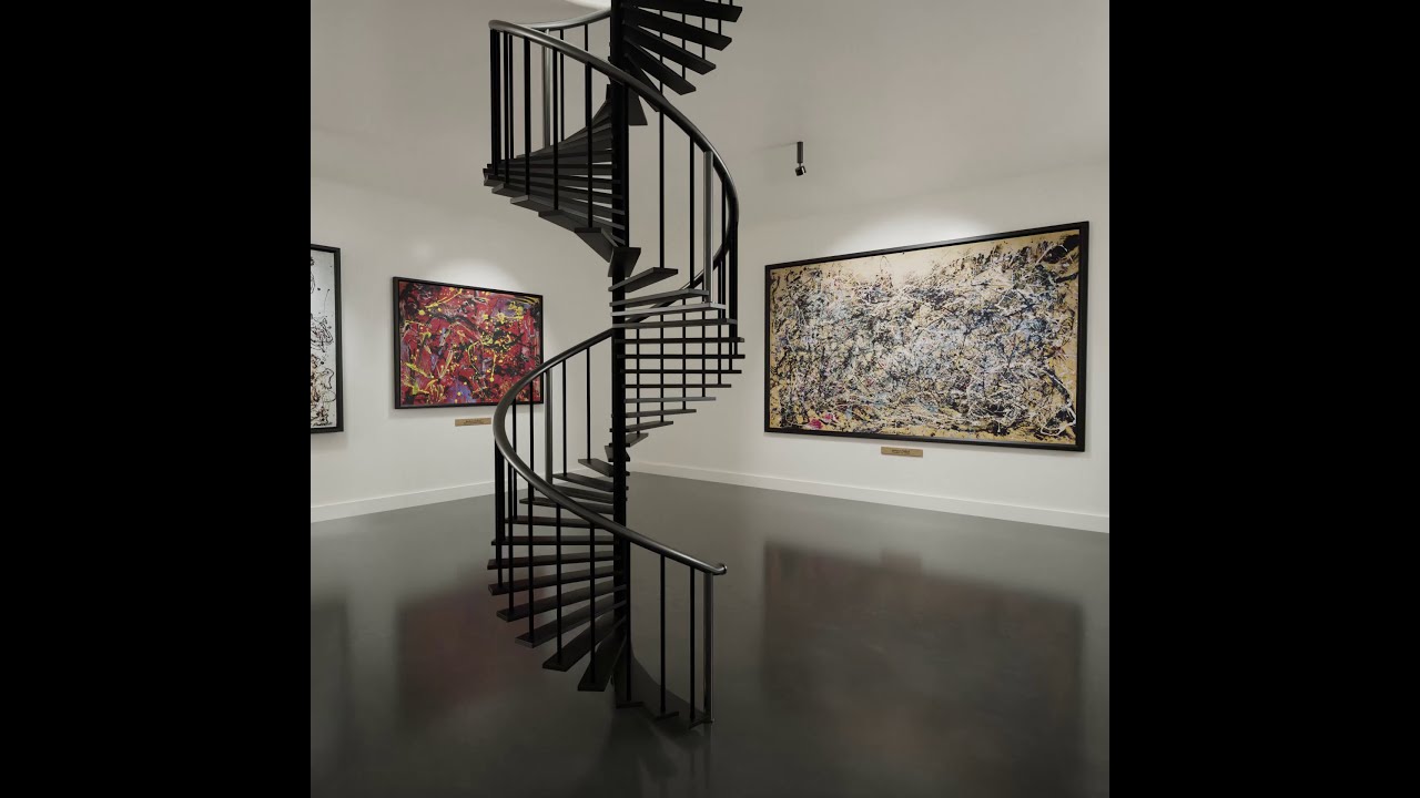 Jackson Pollock Exhibition (Not real life)