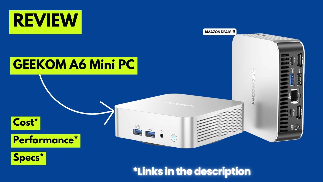 GEEKOM A6 Mini PC Review 2026 | Ryzen 7 6800H Power, 32GB DDR5 & Quad 4K