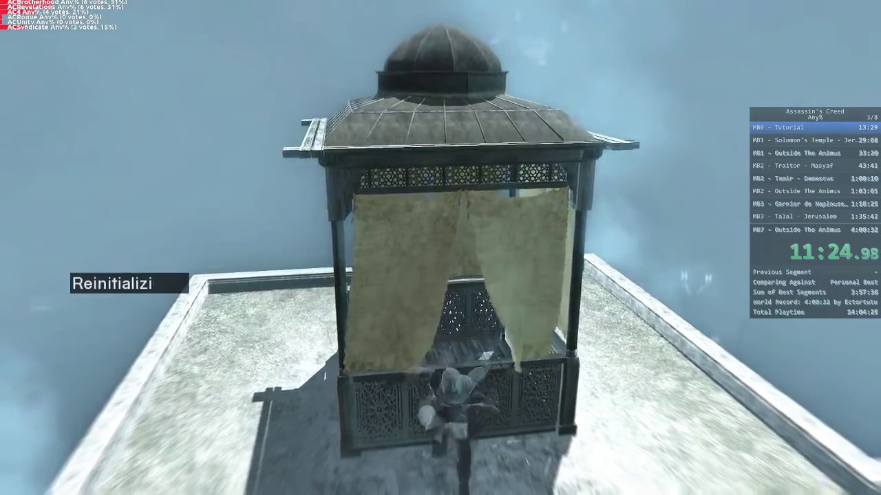 Assassin's Creed Any% Speedrun (3:55:25 RTA)