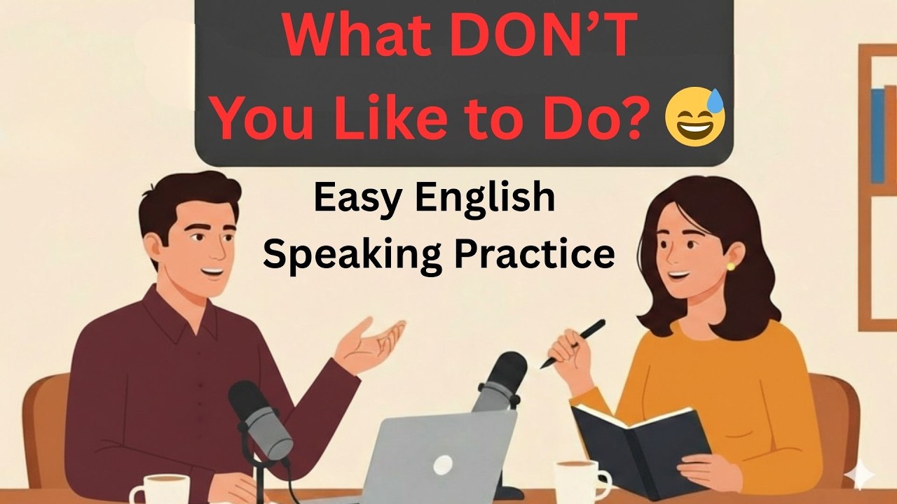 The Easiest Way to Talk About Yourself in English!  Beginner English Podcast