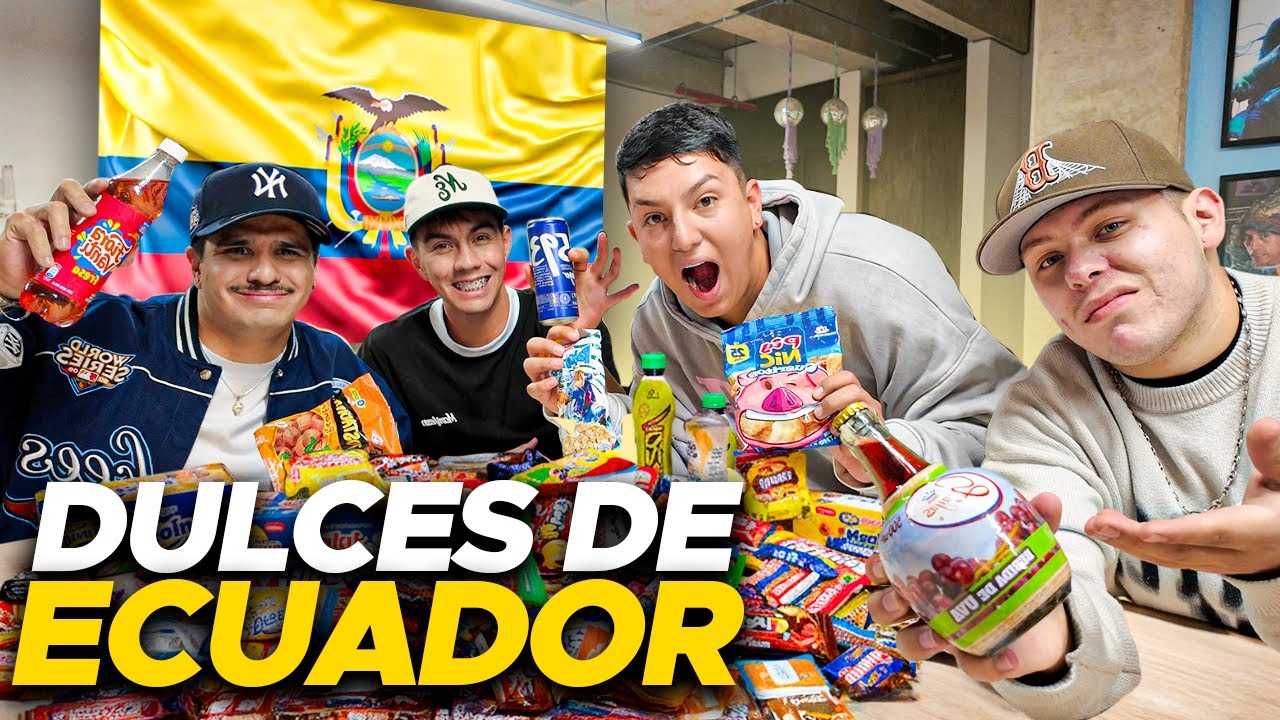 PROBANDO DULCES de ECUADOR | *Decepcionados*