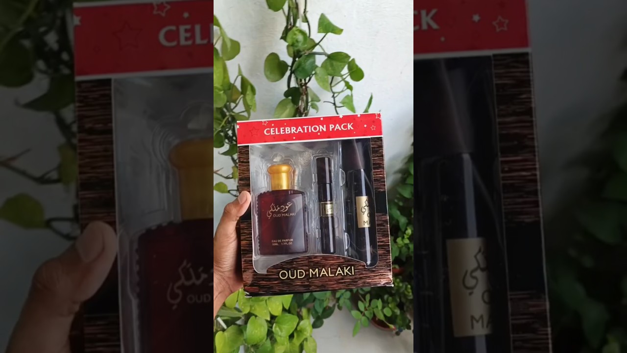 Oud Malaki Perfume Gift Set 💫😍| 3 Luxe Fragrances in One Elegant Box! #perfume #viral #fyp #shorts