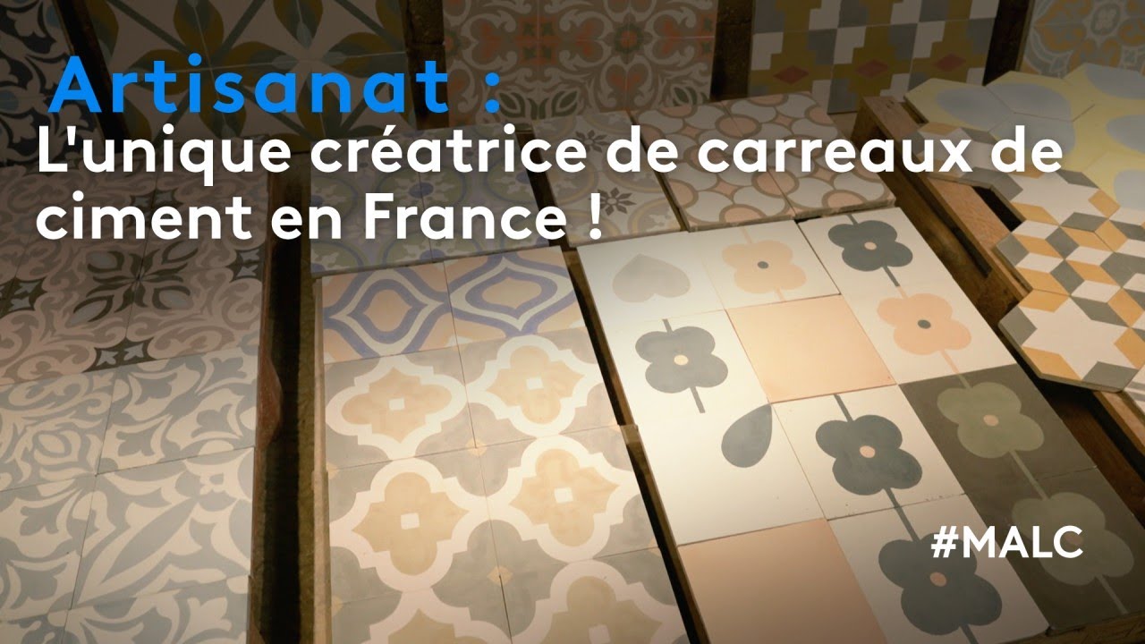 Artisanat : l'unique créatrice de carreaux de ciment en France !