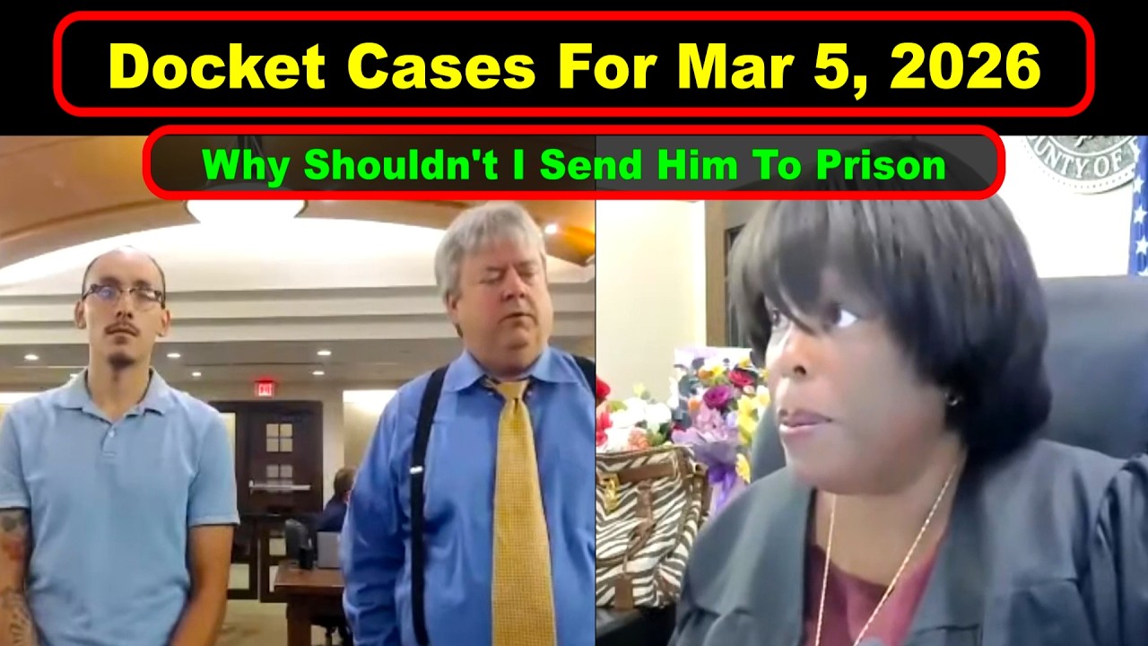 Judge Boyd's Docket From Mar 5th,  2026  - Vikky's Court Watch