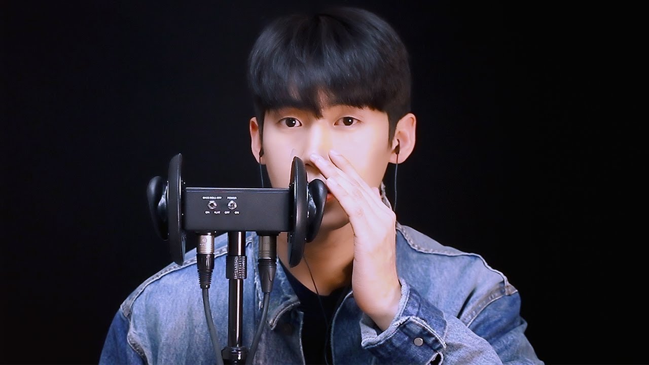3dio Pro 마이크 테스트 ASMR (솜털 귀이개, 브러쉬, 입소리) | Veiled ASMR