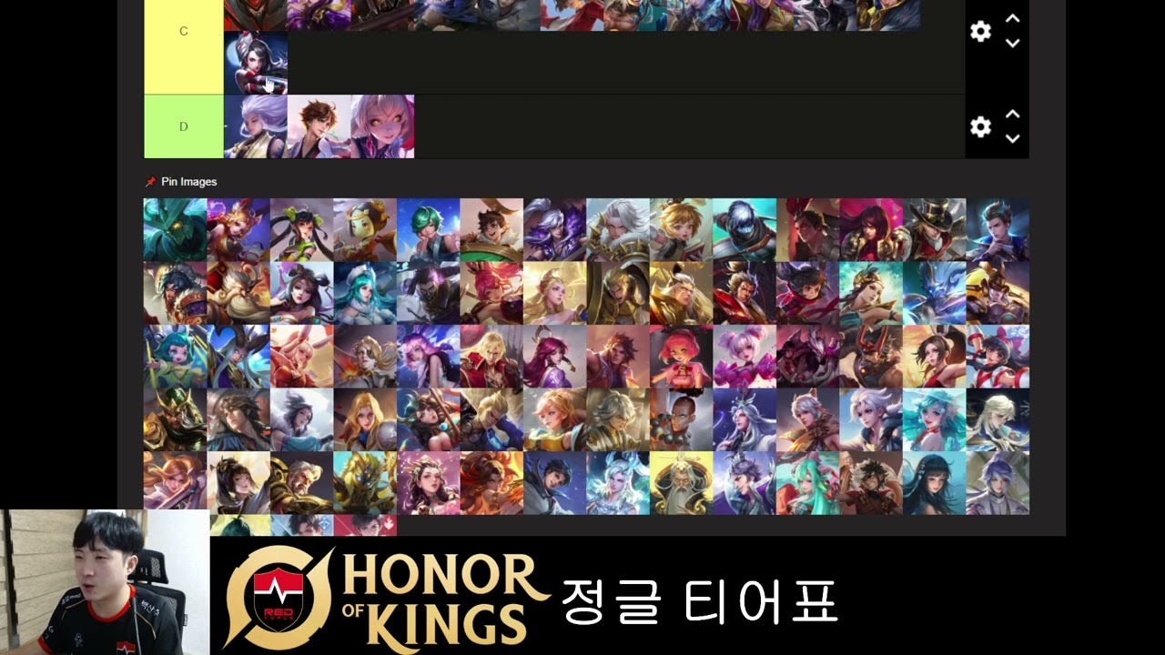 YK의 티어리스트! || HOK Tier List || NS RedForce Coach