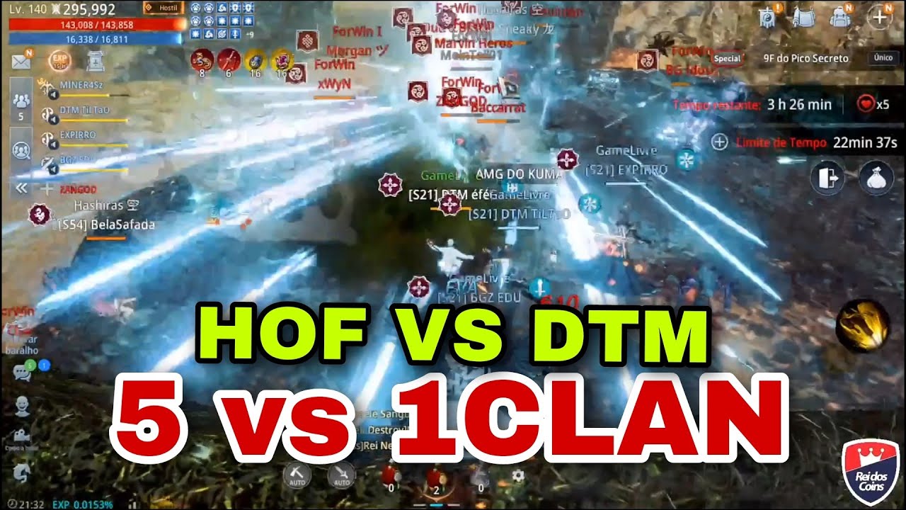 Mir4 5 VS 1CLAN DTM VS HOF #mir4 #mir4global #nft @mir4update #mir4tagalog #mir4indo #mir4farm