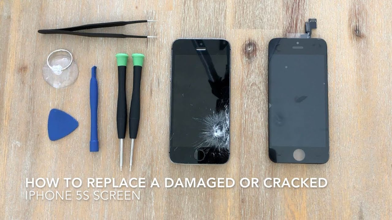 How To Replace A Shattered or Cracked iPhone 5S Screen