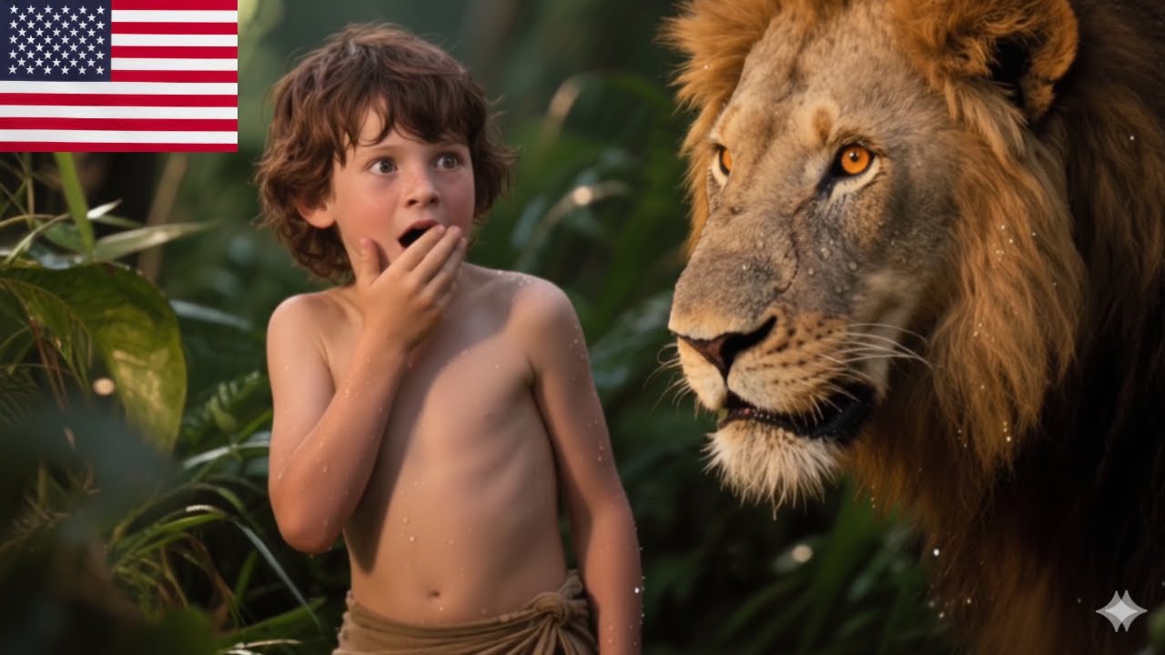 The Jungle Book Mowgli and Lion🌴3D 4K Bedtime Stories for Kids in English #animation #cartoon