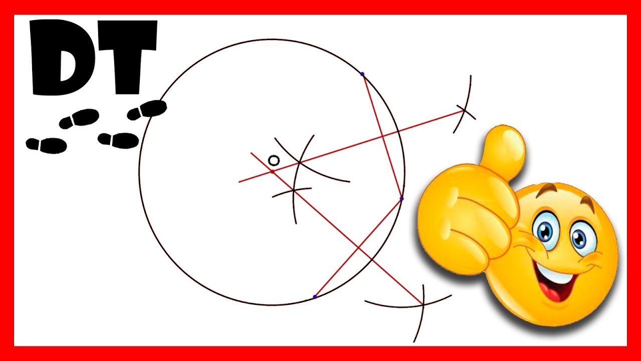 🔥🏆💪 CIRCUNFERENCIA que pasa por 3 PUNTOS paso a paso | Dibujo técnico para todos | 100% FÁCIL
