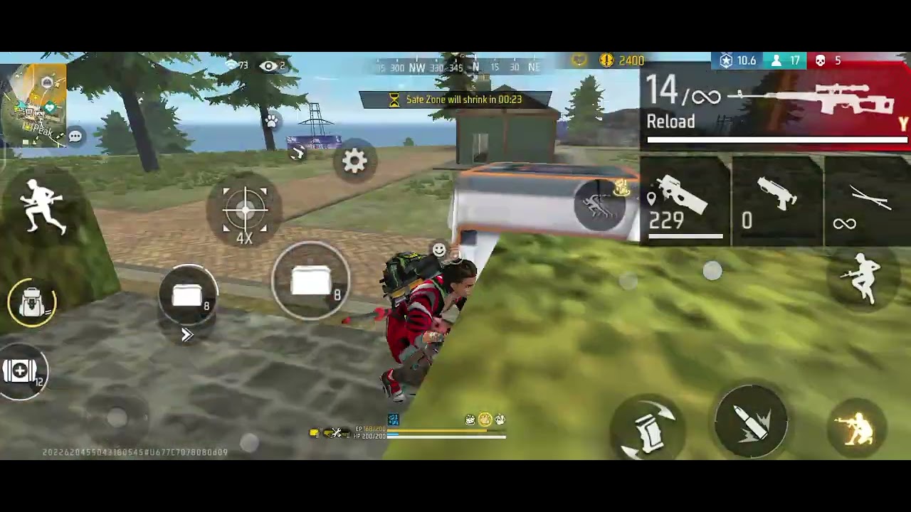 Playing free fire 🔥 