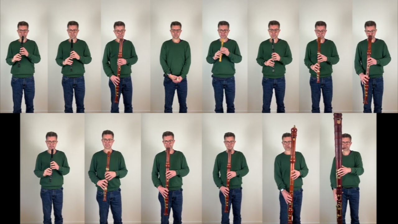 30 recorders play the finale from Beethoven 5