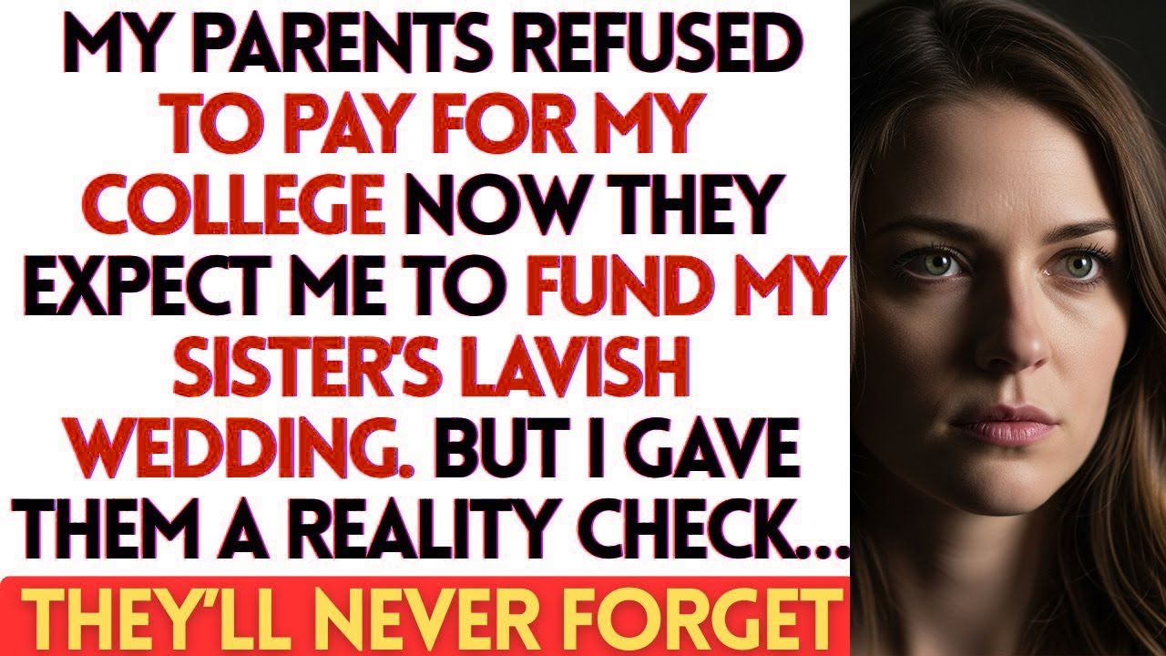 My Parents Refused To Pay For My College—Now They Expect Me To Fund My Sister's Lavish Wedding