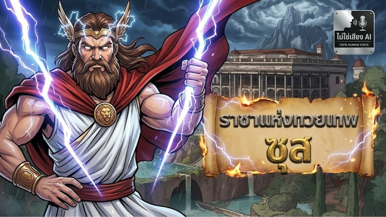 ⚡ ตำนานเทพกรีก EP2: ซุส เทพแห่งสายฟ้าจอมเจ้าชู้และราชาผู้ยิ่งใหญ่แห่งเทพโอลิมปัส | BOOK & BED