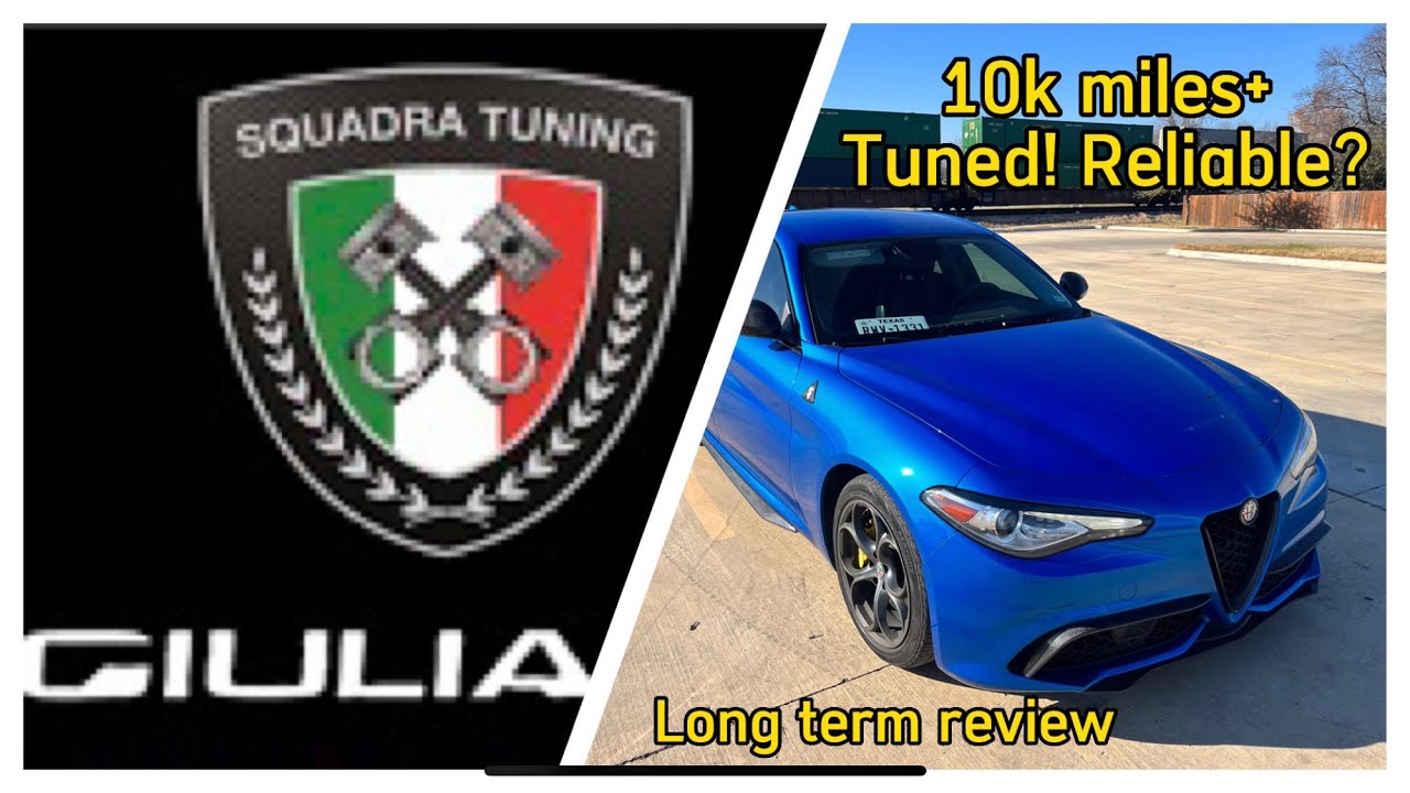 Alfa Romeo Guilia The Best Powerful Reliable ECU Tune ( Squadra Long term review 320hp/360tq)