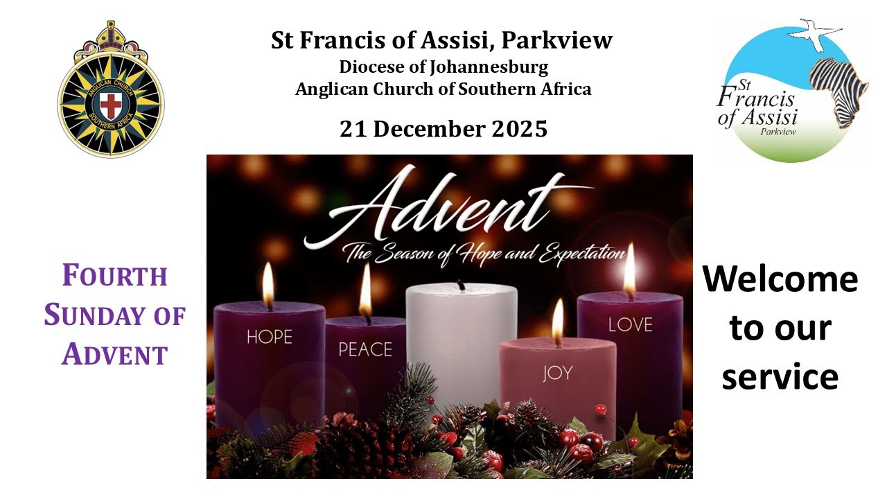 21 Dec 2025 - Fourth Sunday of Advent - Live from St Francis
