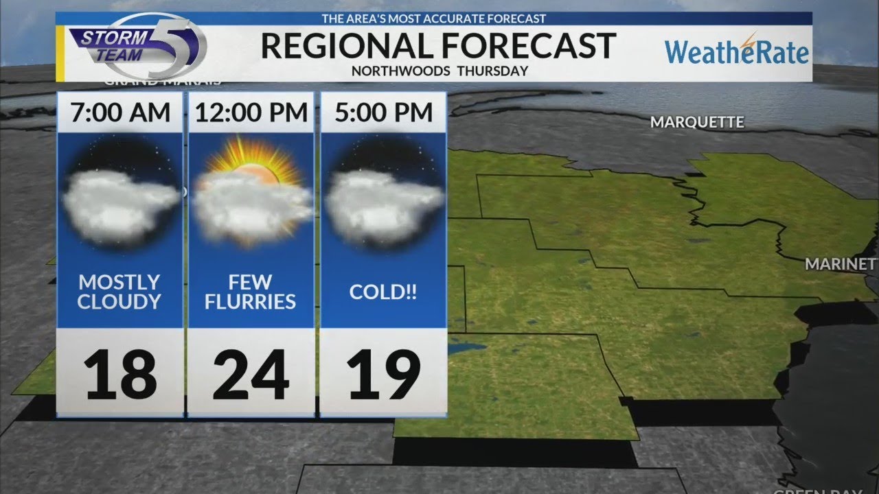 Regional Forecast: Northwoods 12/6/2018