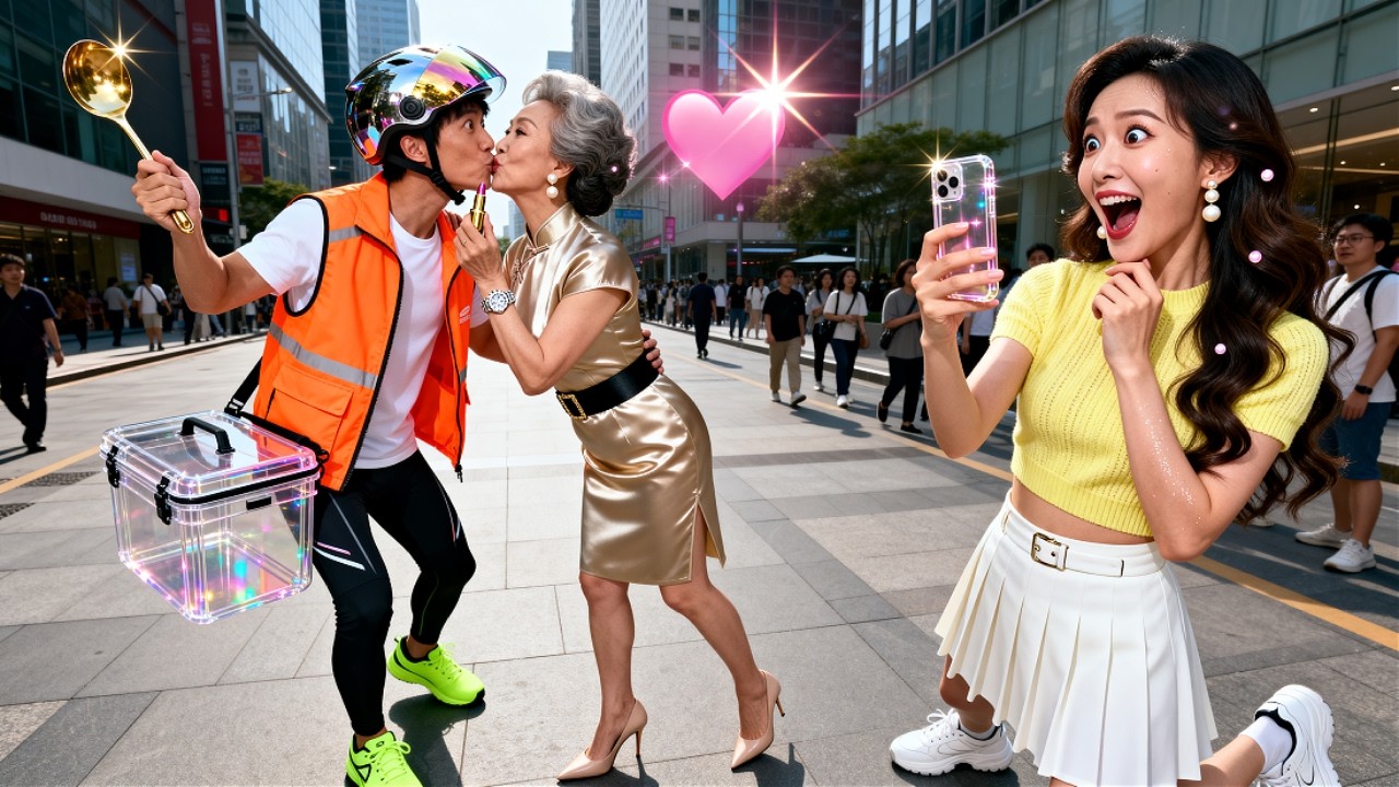 A rich woman offered him $5,000 for a kiss—the guy hit the jackpot.Caught by my rich girlfriend