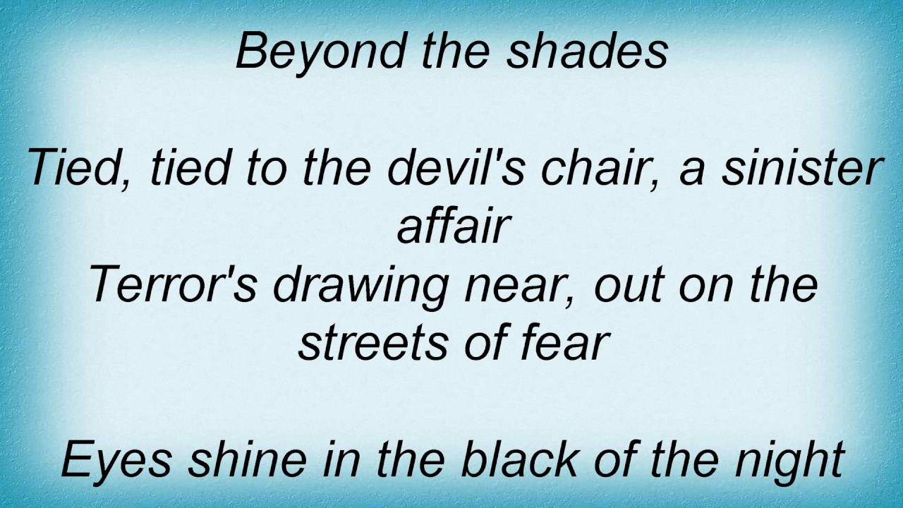 Accept - Shades Of Death Lyrics