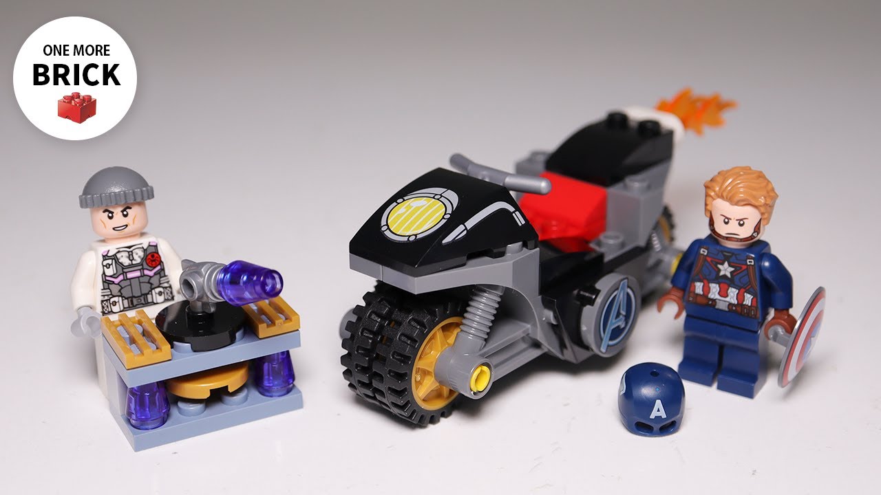 LEGO Marvel Captain America and Hydra Face-Off 76189 - lego speed build