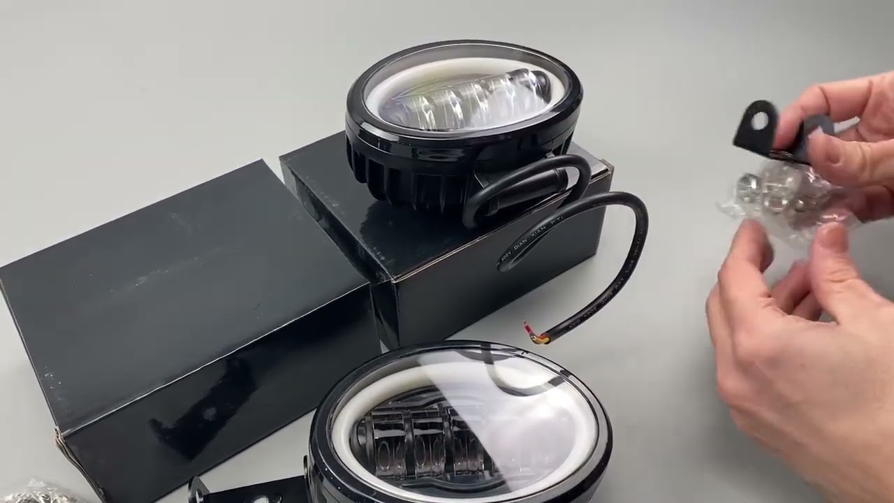 КРУГЛА LED ФАРА СВІТЛОДІОДНА ШТАТНА ДЛЯ JCB ПРОТИТУМАННА, ДОДАТКОВА 6000K ATP2192