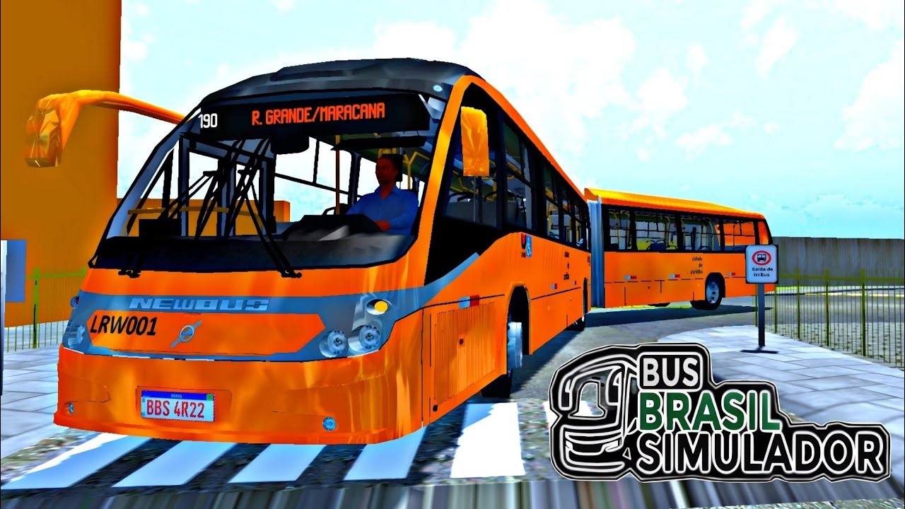 BusBrasil Simulador - R. Grande/Maracanã (Ida/Volta) | Articulado Neobus Mega BRT