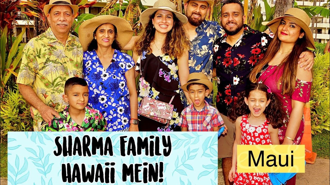 Indian Family Holiday in Maui, Hawaii