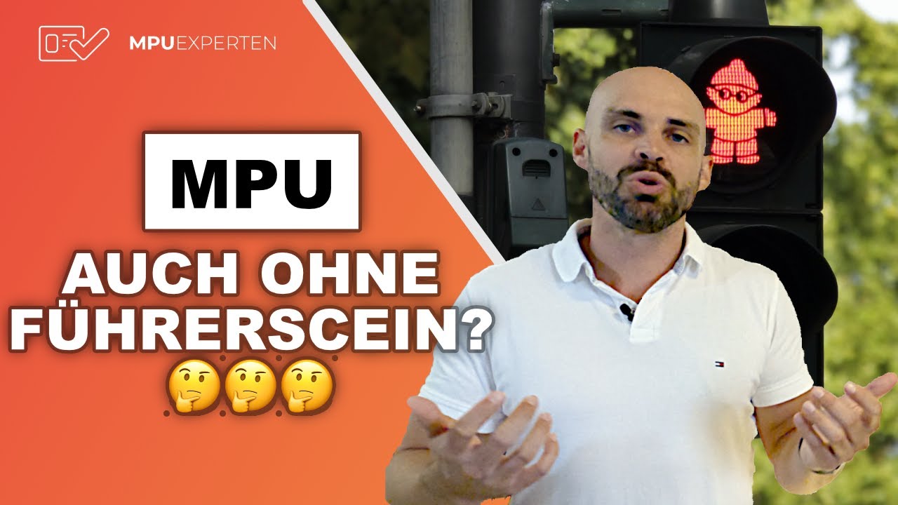 MPU obwohl man noch nie einen Führerschein hatte? Ja, das ist möglich bei Alkohol Drogen Straftat