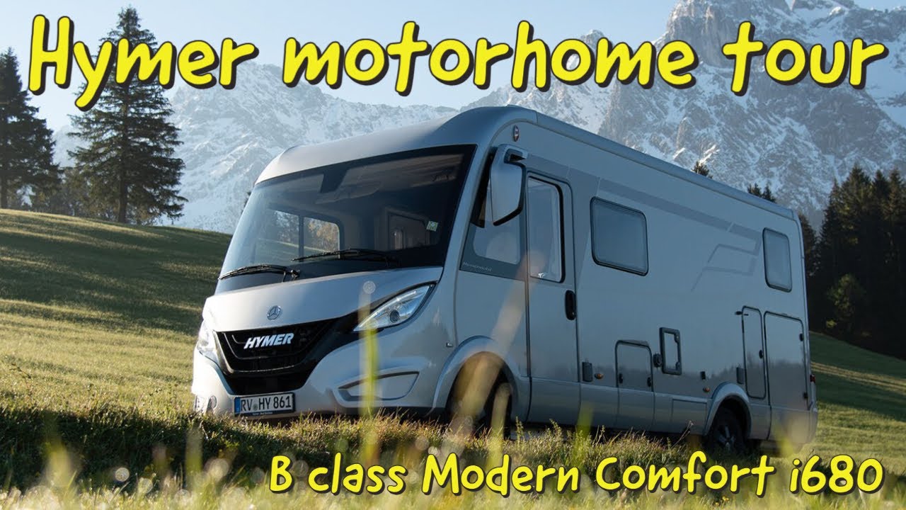 Hymer B Class Modern Comfort i680 luxury motorhome tour