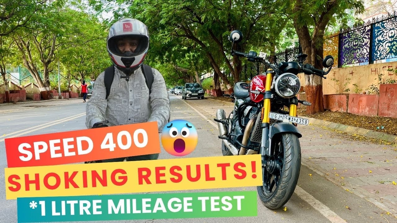 Triumph Speed 400 Mileage Test 🔥 1 Litre Petrol for each – City vs Highway | SHOCKING Results!