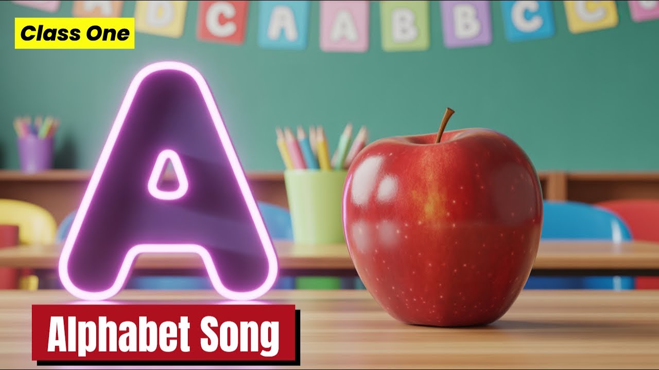 Alphabet Song | ABC Song | Class 1 English Poem | My English Book Grade One | Learn ABC with Fun