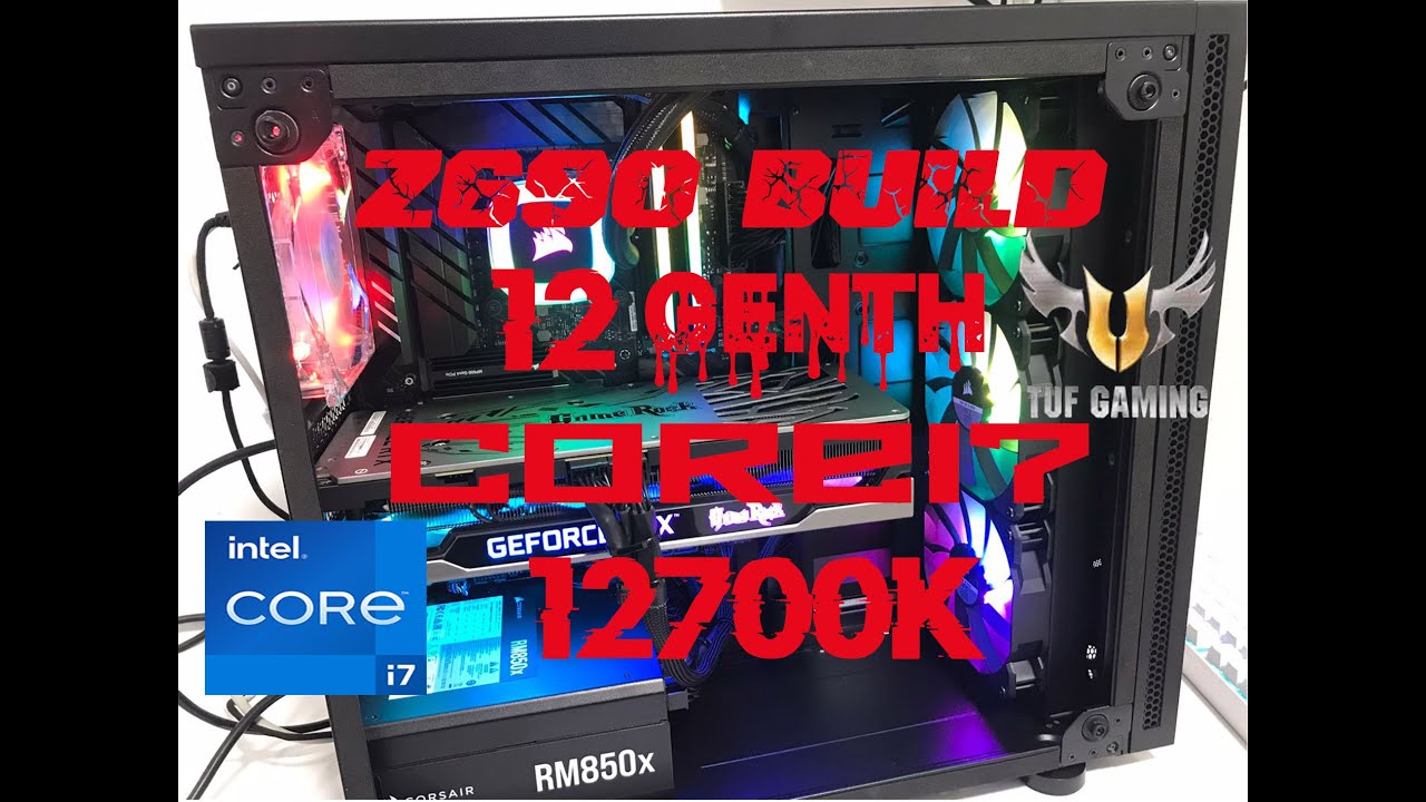 Asus Tuf Gaming Z690 Plus Wifi D4  Rtx 3070 Corei7 12700k Corsair h150 Rgb