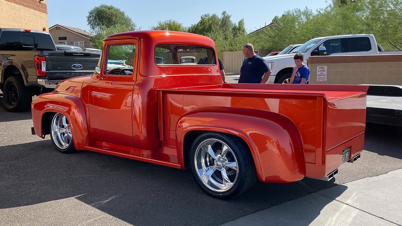Unveiling and Driving Their New 1956 F100 Built by FFG